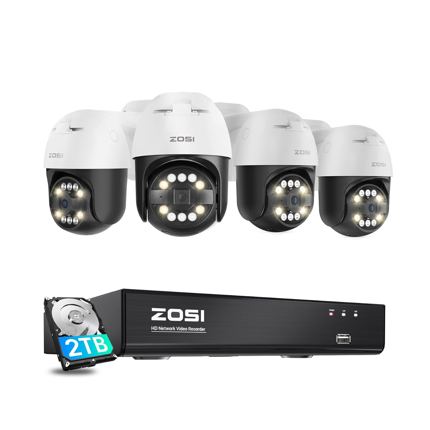 Zosi security shops camera installation