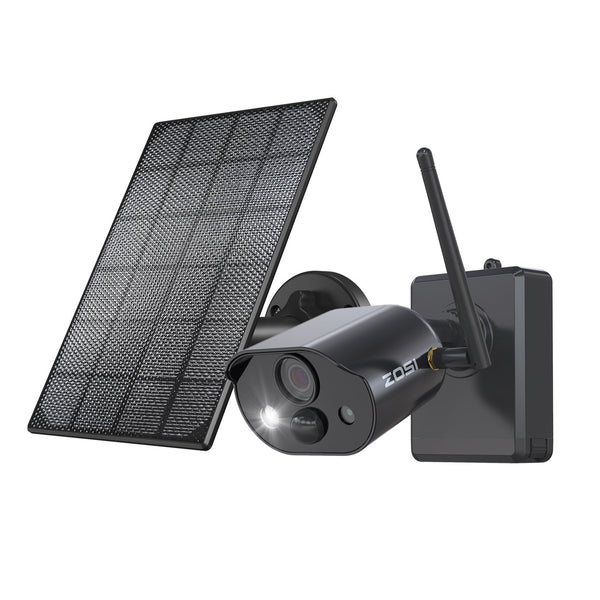 C306 Pro 3MP Battery Spotlight Camera + Solar Panel Zosi