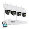 C296 5MP Wi-Fi 6 Security Camera System + 8CH NVR with 2TB HDD + Person Vehicle Detection