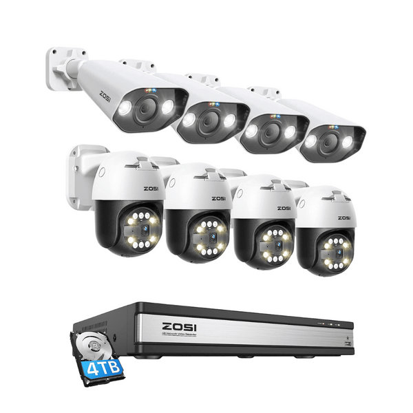 Cámara Inalámbrica WIFI PTZ IP CCTV Protector De Seguridad Cámara De  Vigilancia Smart Auto Tracking Baby Monitor