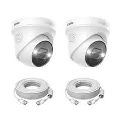 C225 2pcs/4pcs 5MP Add-on PoE Camera + 60ft Ethernet Cable