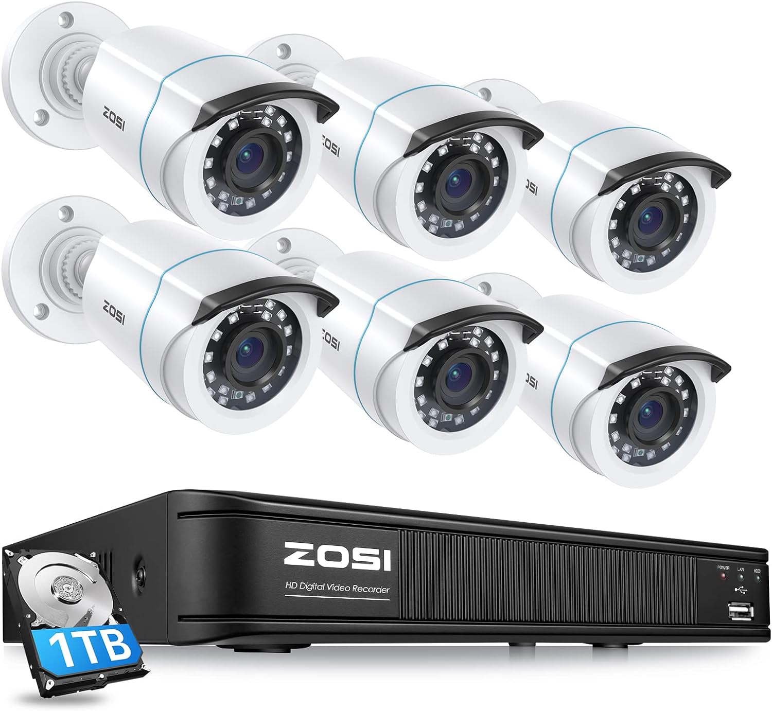 1080p cctv best sale camera system