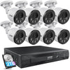 C180 4MP Security System + 5MP 8-Channel PoE NVR + 2TB Hard Drive Zosi