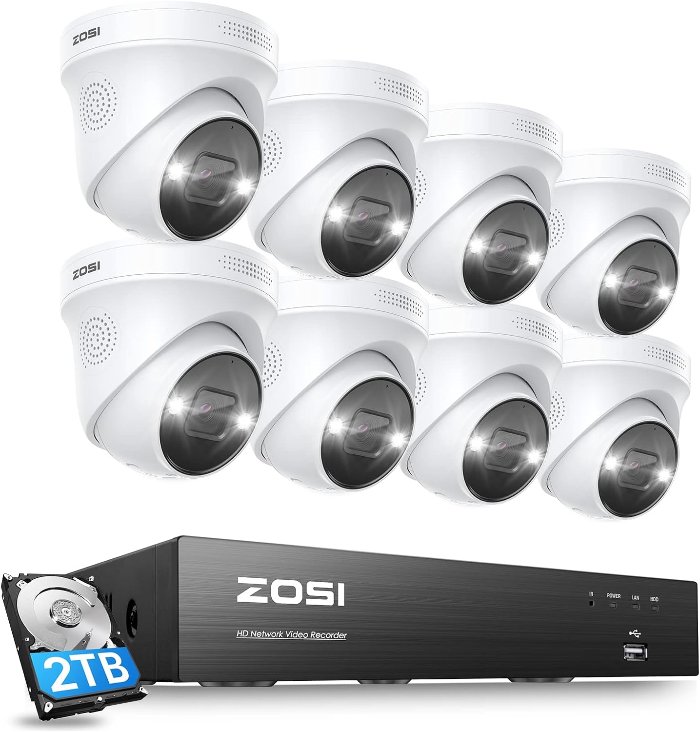 Zosi 8 channel nvr orders 960p