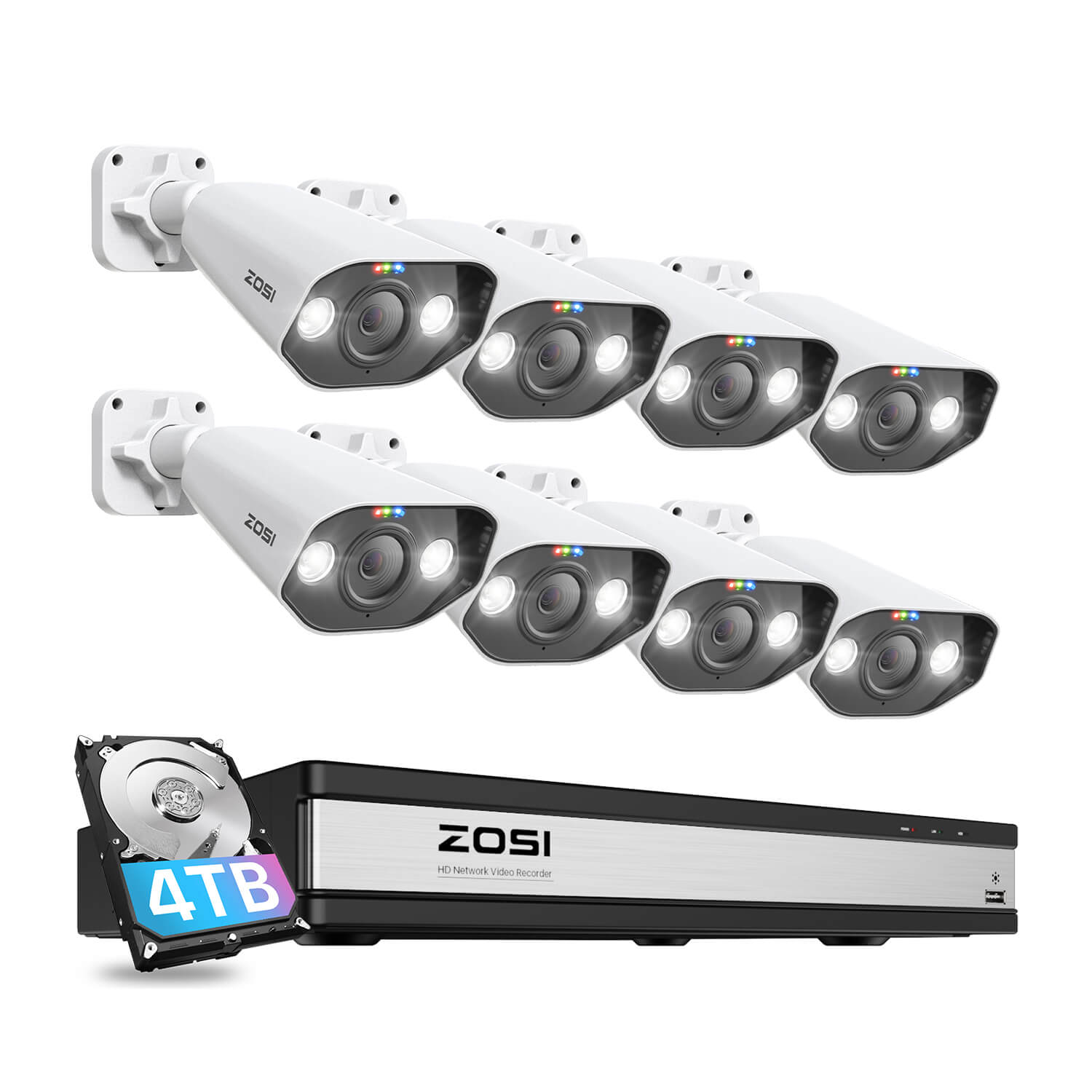 Best outdoor poe security cheap camera system with nvr