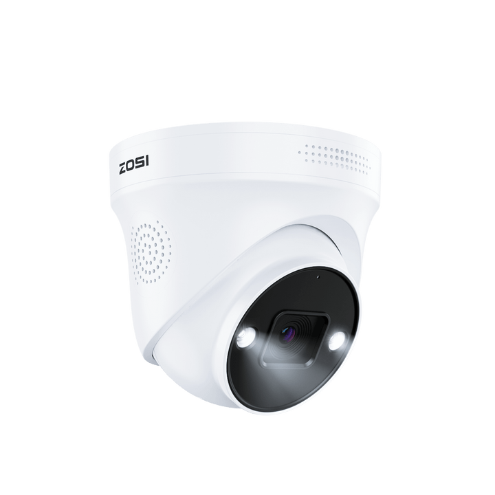 4K 8MP PoE Security System, Color Night Vision, Smart Spotlight & Siren, AI Human Detection, C225 Zosi